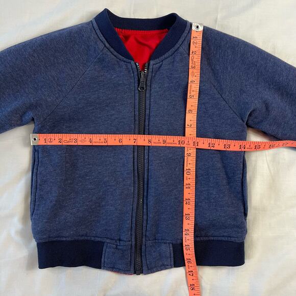 ON Reversible Bomber Jacket XS 5 Red and Blue Back To The Future Cosplay - Picture 6 of 7